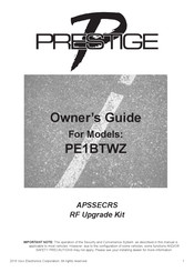 Voxx Electronics Prestige PE1BTWZ Owner's Manual