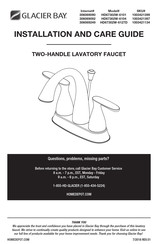Glacier bay 1003421399 Installation And Care Manual