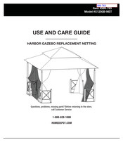 Homedepot X1250B-NET Use And Care Manual