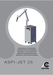 Cattani ASPI-JET 25 Operator's Handbook Manual