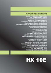 Lifter HX10E Use And Maintenance Manual