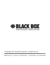 Black Box Data Alarm SW706A Manual
