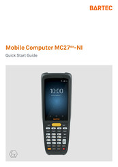 Bartec MC27ex-NI Quick Start Manual