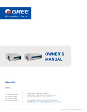 Gree Slim Duct B Series Manuals | ManualsLib