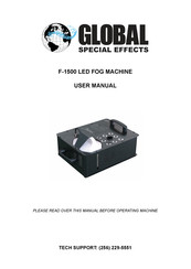 GLOBAL SPECIAL EFFECTS F-1500 User Manual