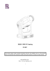 PR PR-8837 Manual
