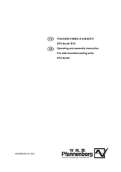 Pfannenberg DTS 8 E Series Operating And Assembly Instruction Manual