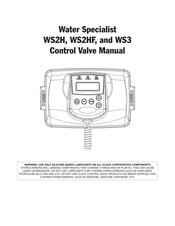 Water Specialist WS2HF Manual