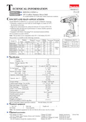 Makita BHP458RFE Technical Information