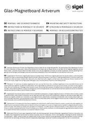 Sigel GL157 Mounting And Safety Instructions
