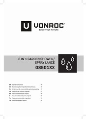 VONROC GS501 Series Original Instructions Manual