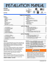 Johnson Controls BUQ048 Installation Manual