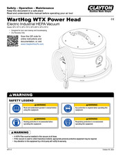 Clayton Warthog WTX-205T-0 Safety, Operation & Maintenance