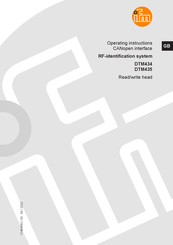 IFM DTM434 Operating Instructions Manual