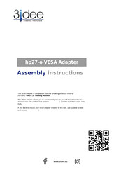3idee hp27-o VESA Adapter Assembly Instructions