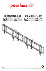 peerless-AV DS-MBZ947L-3X1 Manual