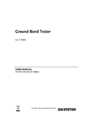 Gw Instek GCT-9040 User Manual