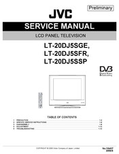 JVC Integrated Digital LCD Panel TV LT-20DJ5SSP Service Manual
