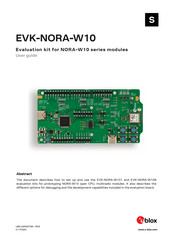 Ublox NORA-W10 Series User Manual