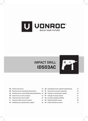 VONROC ID503AC Original Instructions Manual