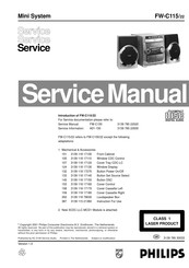 Philips FW-C115/22 Service Manual