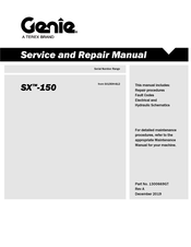 Terex Genie SX-150 Service And Repair Manual