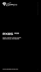 Genesis RX85 RGB Quick Installation Manual