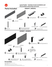 HermanMiller Layout Studio GNSFXT Series Installation And Disassembly For Recycling Instructions