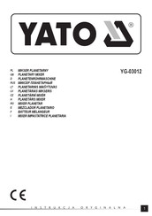 YATO YG-03012 Manual