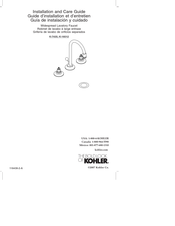 Kohler K-16012 Installation And Care Manual