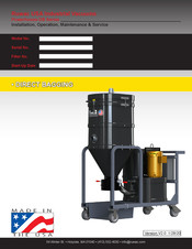 Ruwac DS2 Series Installation, Operation, Maintenance And Service Manual