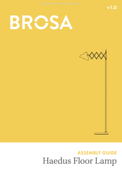 Brosa Haedus Floor Lamp Assembly Manual