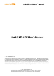 Mediatek Labs LinkIt 2523 HDK User Manual