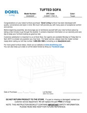 Dorel Living 0-65857-17941-5 Manual