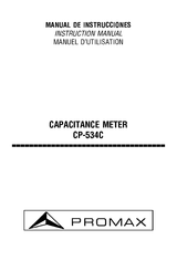 Promax CP-543C Instruction Manual