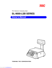 TOSHIBA TEC Corporation 9000N-FFB Series Owner's Manual