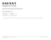 Savant PKG-200AMPKIT-00 Wiring Manual
