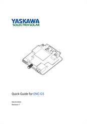 YASKAWA ENC-G5 Quick Manual