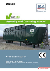 BVL V-BIO Combi 2D Assembly And Operating Manual