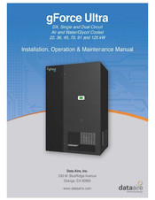 Data Aire gForce Ultra Installation, Operation & Maintenance Manual