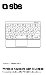 SBS TAUNITOUCHKEYBOARDS Manual