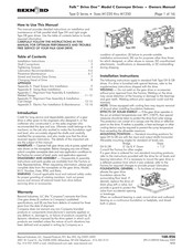 Rexnord Falk Drive One DB Owner's Manual
