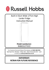 Russell Hobbs RHBI55177LF2 Instruction Manual