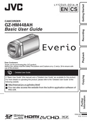 JVC Everio GZ-HM448AH Basic User's Manual