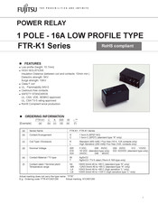 Fujitsu FTR-K1 Series Quick Start Manual