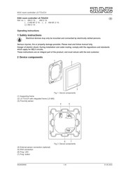 Jung LS TOUCH Operating Instructions Manual