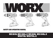 Worx WX100L Safety And Operating Manual