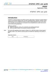 Artery AT32F421 User Manual