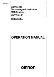 Omron V720-CD1D Operation Manual