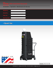 Ruwac DS1 Series Installation, Operation, Maintenance And Service Manual
